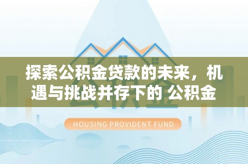 庆阳探索公积金贷款的未来，机遇与挑战并存下的 公积金贷款风险防控
