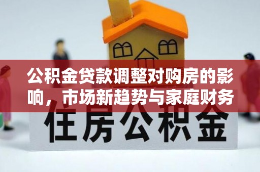 庆阳公积金贷款调整对购房的影响，市场新趋势与家庭财务规划