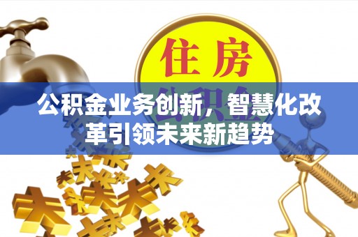 庆阳公积金业务创新，智慧化改革引领未来新趋势