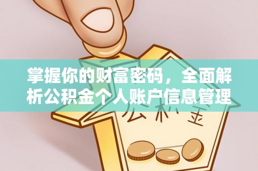 庆阳掌握你的财富密码，全面解析公积金个人账户信息管理与优化