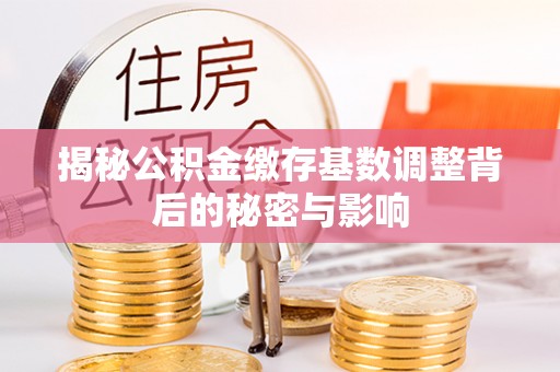 庆阳揭秘公积金缴存基数调整背后的秘密与影响