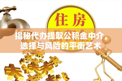 庆阳揭秘代办提取公积金中介，选择与风险的平衡艺术