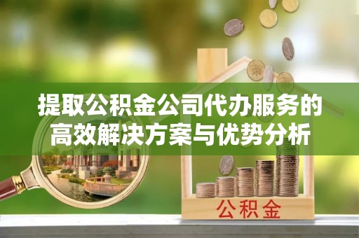 庆阳提取公积金公司代办服务的高效解决方案与优势分析
